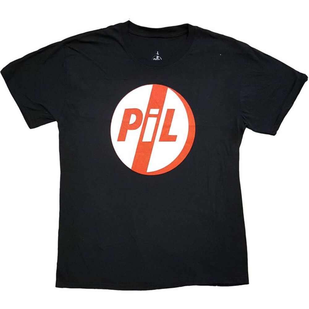 Public Image Ltd Unisex Adult Logo Cotton T-Shirt / Black